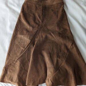 Fashion Nova NWT XL suede skirt